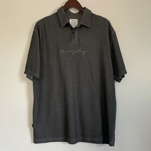 FAIRPLAY Men’s Dark Gray Polo Logo Large